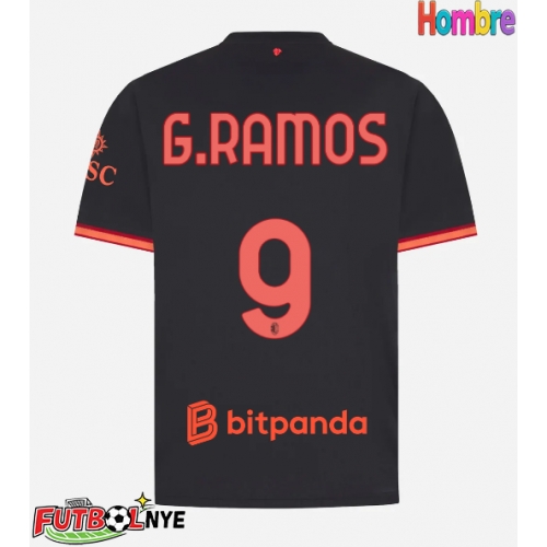 Camiseta AC Milan Goncalo Ramos #9 Tercera Equipación 2026-27 manga corta